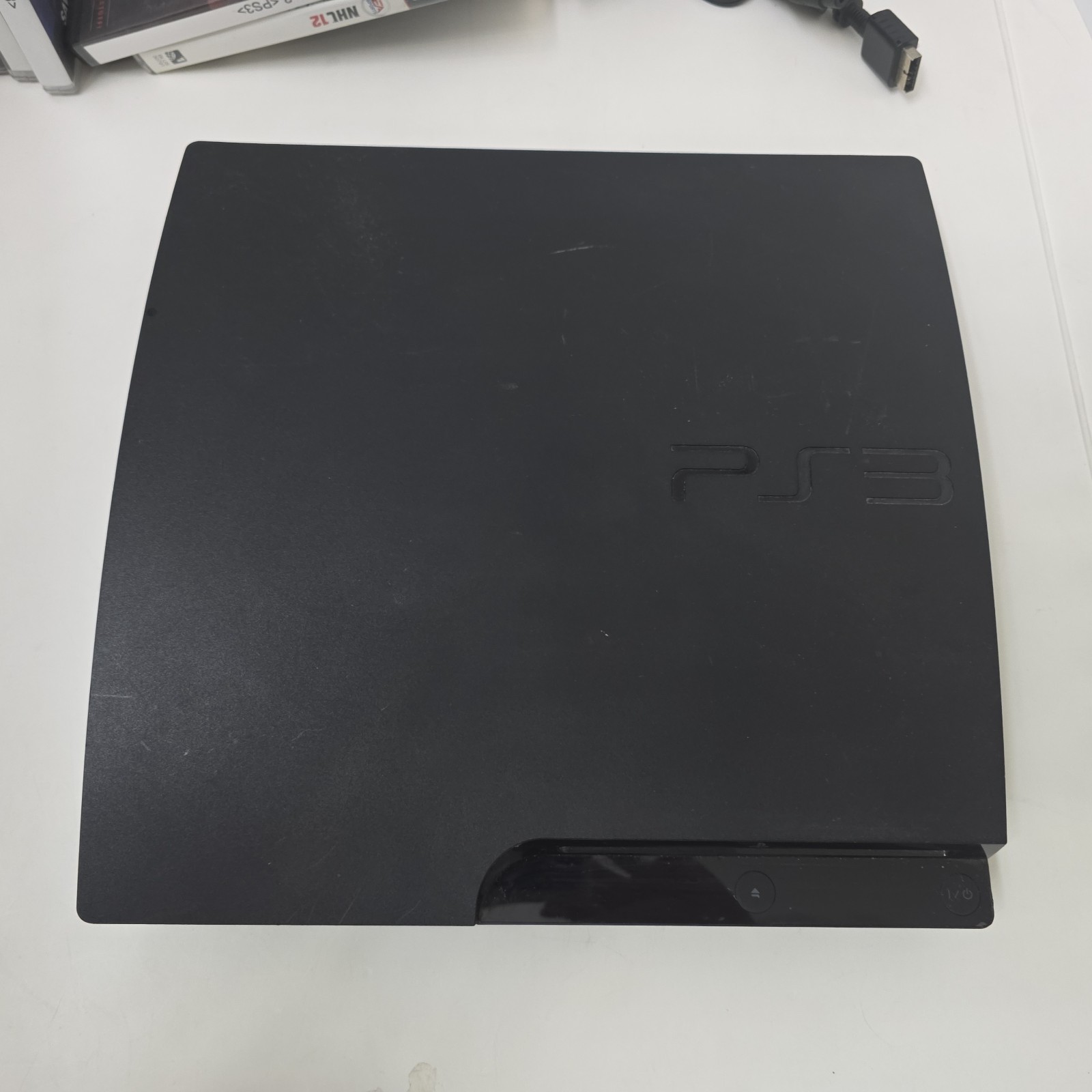 Sony PlayStation 3 PS3 Slim 320GB Console Bundle CECH-3001B Tested + 7 Games