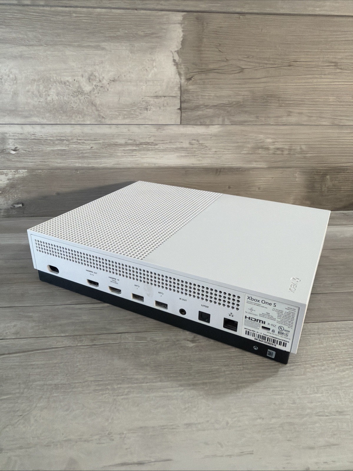 Microsoft Xbox One S 500GB Disc Edition Console Only Model 1681 White Tested
