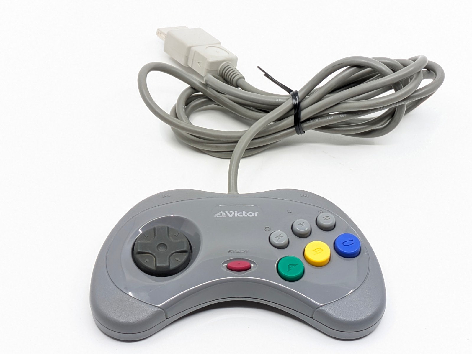 Sega Victor V-Saturn RG-JX2 Gray Console Complete Set NTSC-J Japan Tested