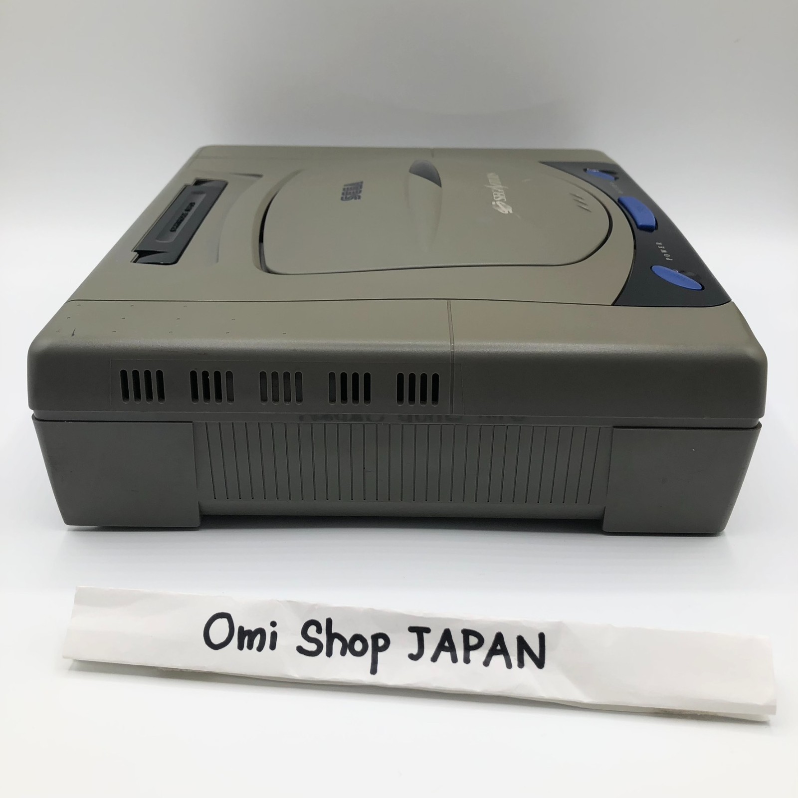 Sega Saturn SS Console HST-3210 Grey Tested working NTSC-J w/2 Controllers+Cable