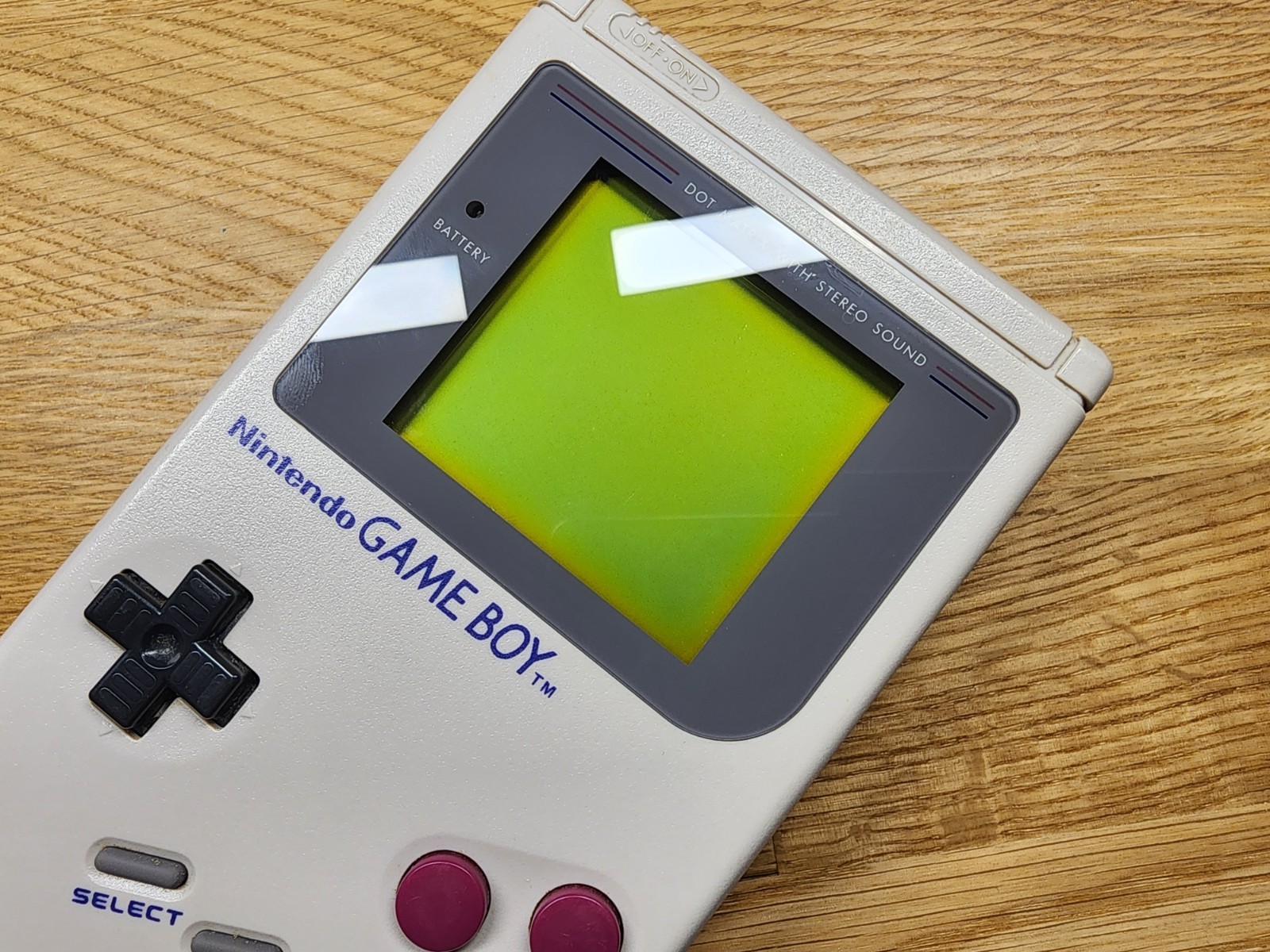 Original Nintendo Game Boy DMG Handheld Authentic *RESTORED + Glass Screen Lens!