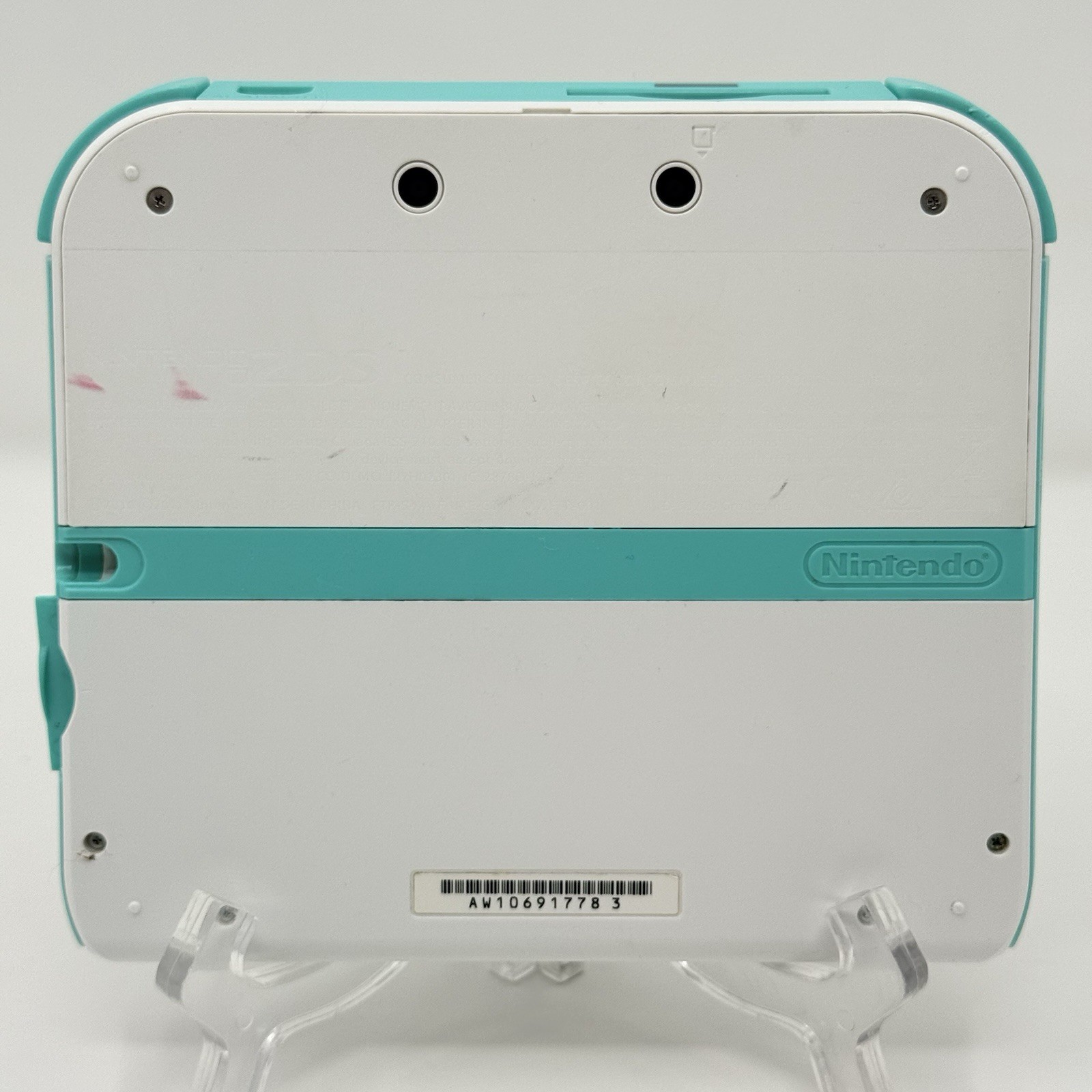 Nintendo 2DS Sea Green Console FTR 001 Mario Kart DS Stylus 4GB SD Tested