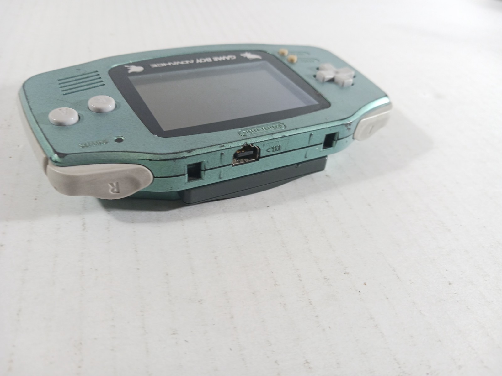 Nintendo Game Boy Advance Celebi Green Pokemon Center Console Heavy Wear Tested
