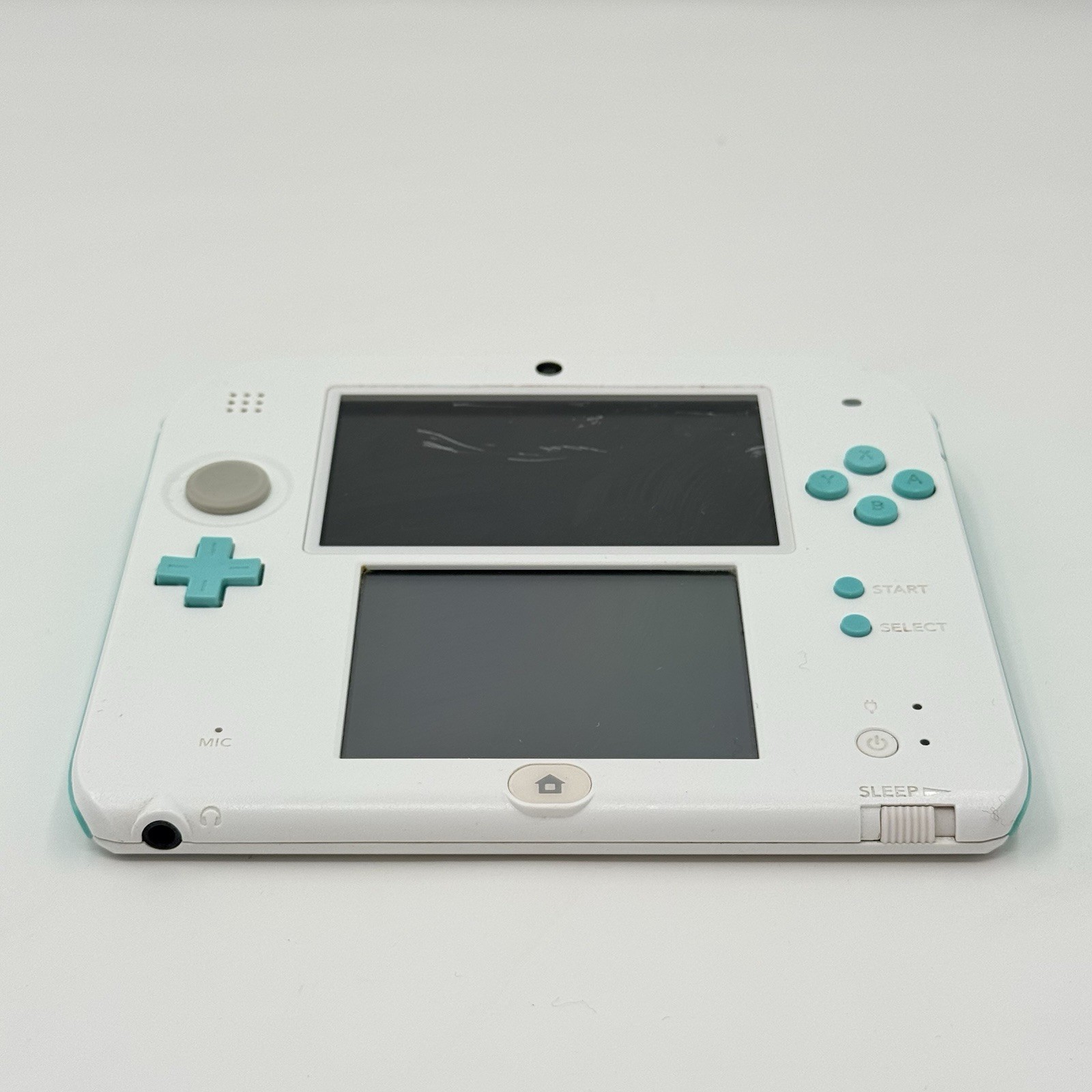 Nintendo 2DS Sea Green Console FTR 001 Mario Kart DS Stylus 4GB SD Tested