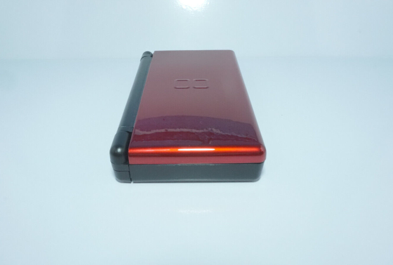Nintendo DS Lite Crimson Red / Black Handheld Gaming System w/ Charger & Stylus