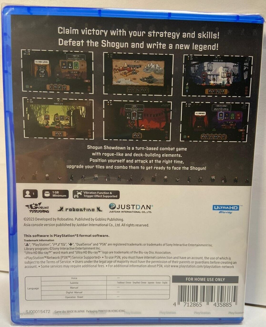 Shogun Showdown (Multi-Language) PS5 New Sealed Game Special [2024 Turn-Based]