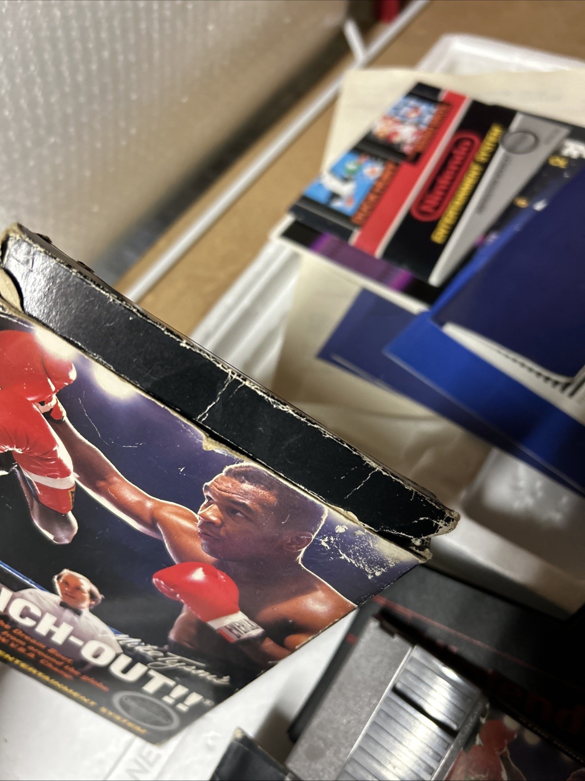 RARE Nintendo NES Action Set ConsoleNES-001 CIB With Boxed Punch Out!