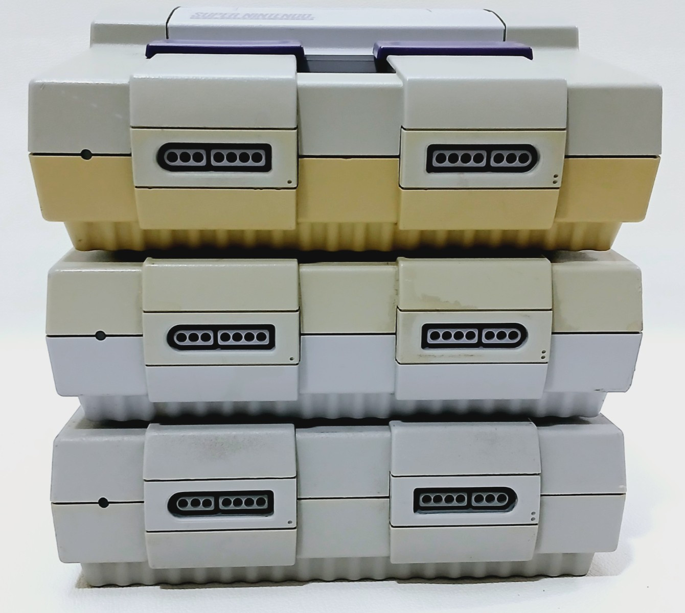 3X Super Nintendo Entertainment System Console Job Lot – For parts only