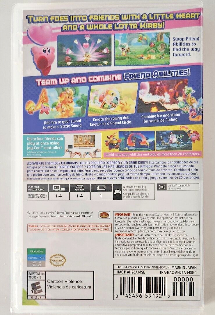 Kirby Star Allies – Nintendo Switch Brand New Sealed