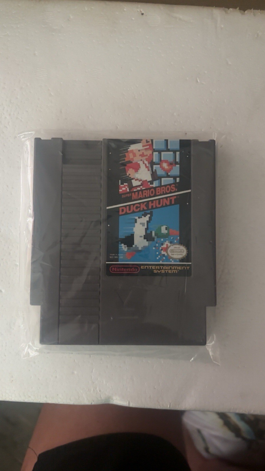 Nintendo NES Action Set Console in Box w/ Zapper, Controller, Cords, SMB/DH
