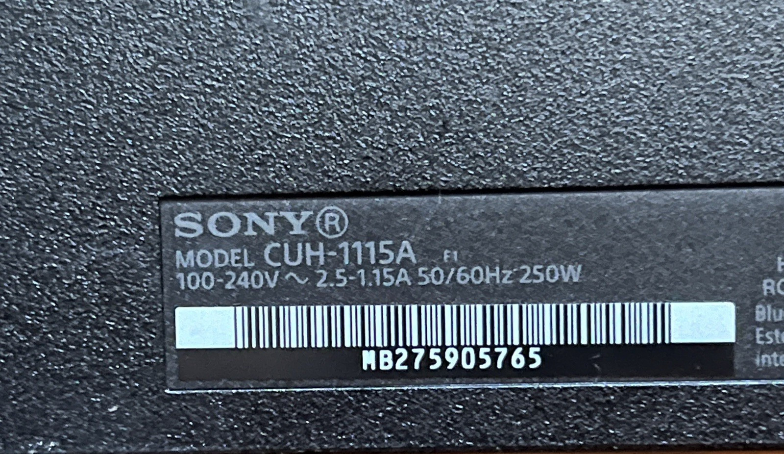 Sony PlayStation 4 CUH-1115A 500GB Console with Hookups Cleaned Tested & Working