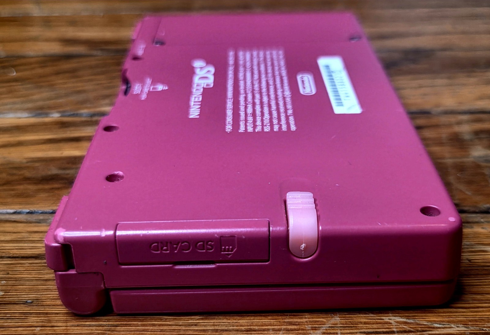 Nintendo DSi Pink TWL-001 USA Handheld Game Console + Stylus + Charger Tested