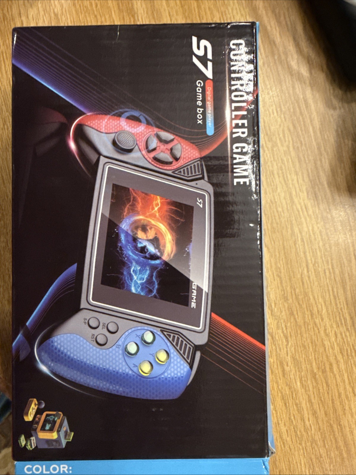 Controller Game S7 Game Box 5.7 inch Display Screen with TV Connect Red & Blue
