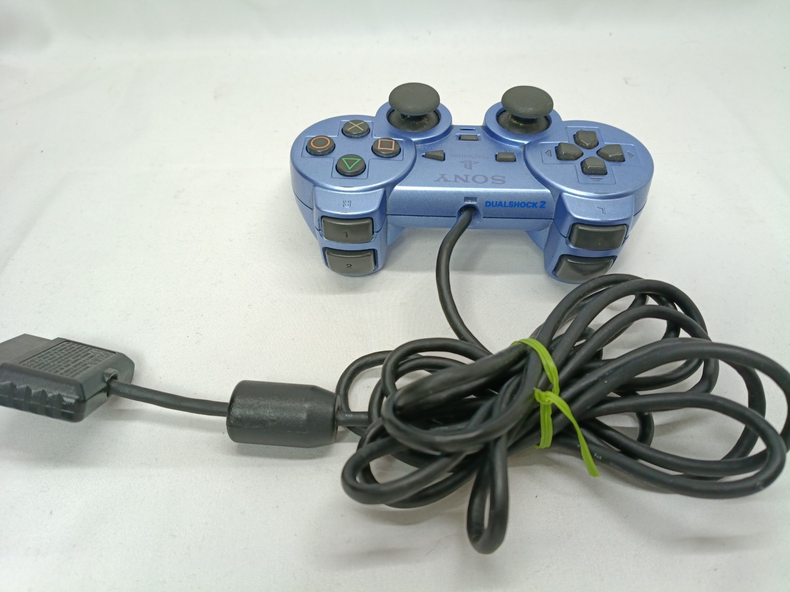 PS2 Aqua Blue Console Controller set Playstation2 Sony NTSC-J Japan Tested