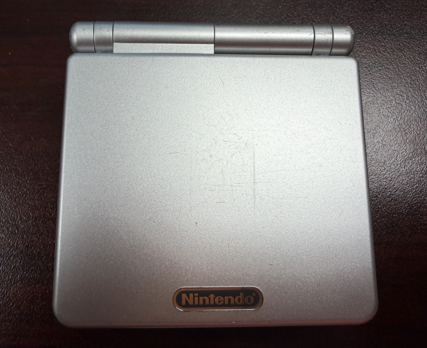 Nintendo Game Boy Advance SP Handheld System Silver 5 Games + Charger + Case