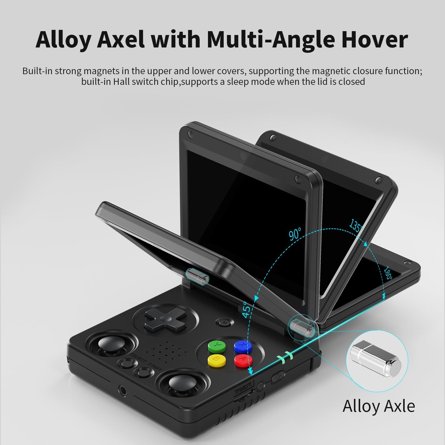 Portable Flip Retro Game Console with 5532 Preloaded Games & 5G WiFi Support