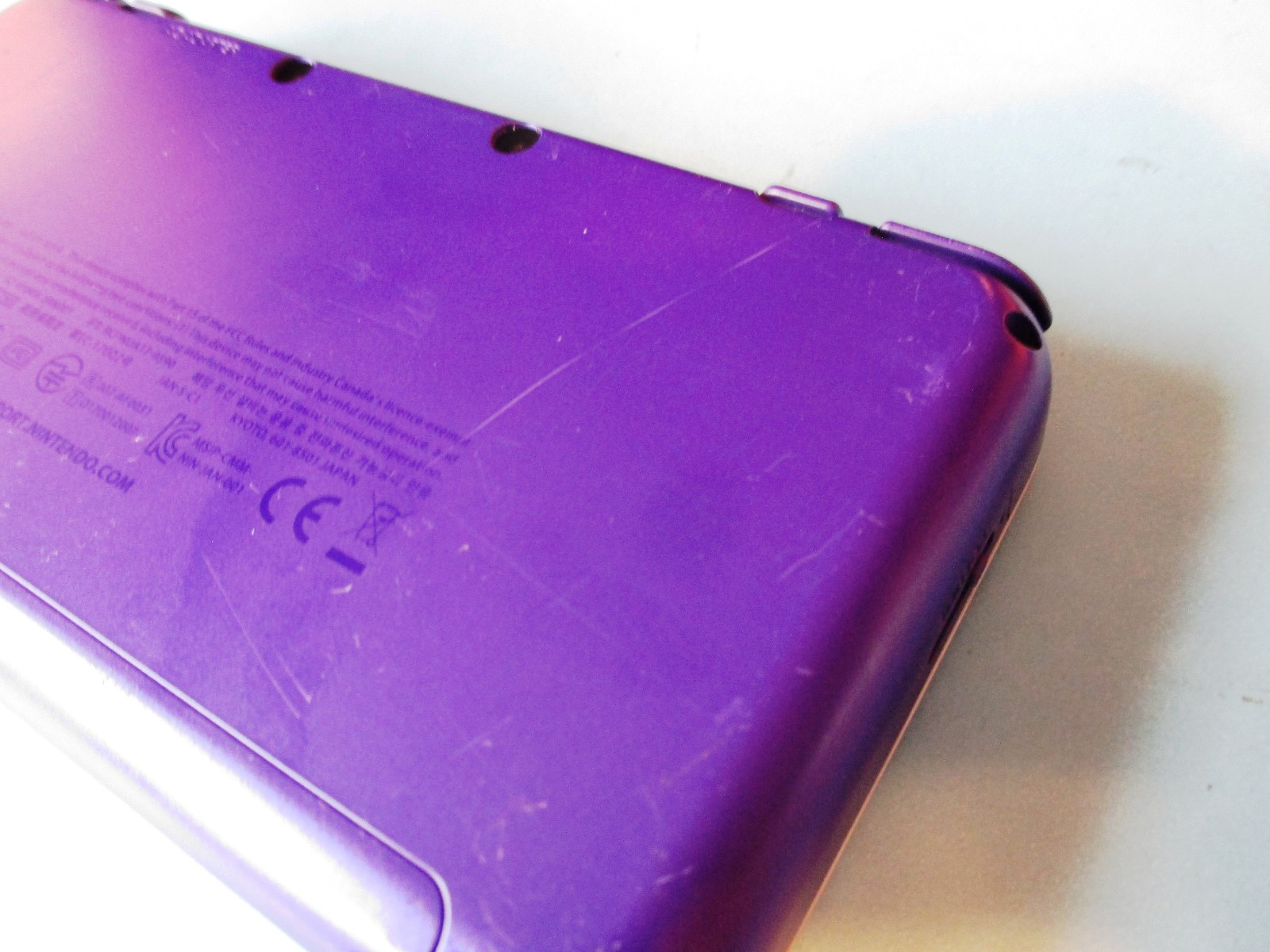 Nintendo 2DS XL Purple & Silver Console System w/Charger FREE Ship!