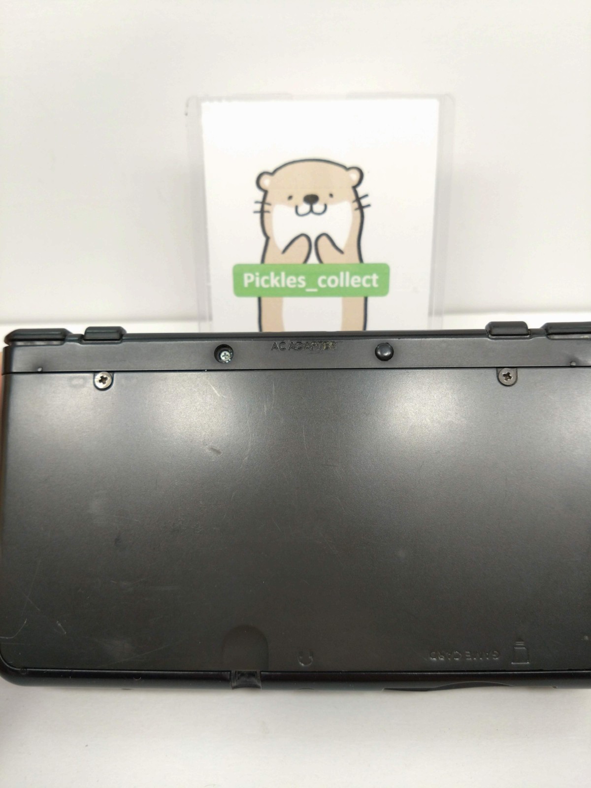 Nintendo New 3DS Black KTR-001 w/4GB Stylus language Japanese Tested 0511A