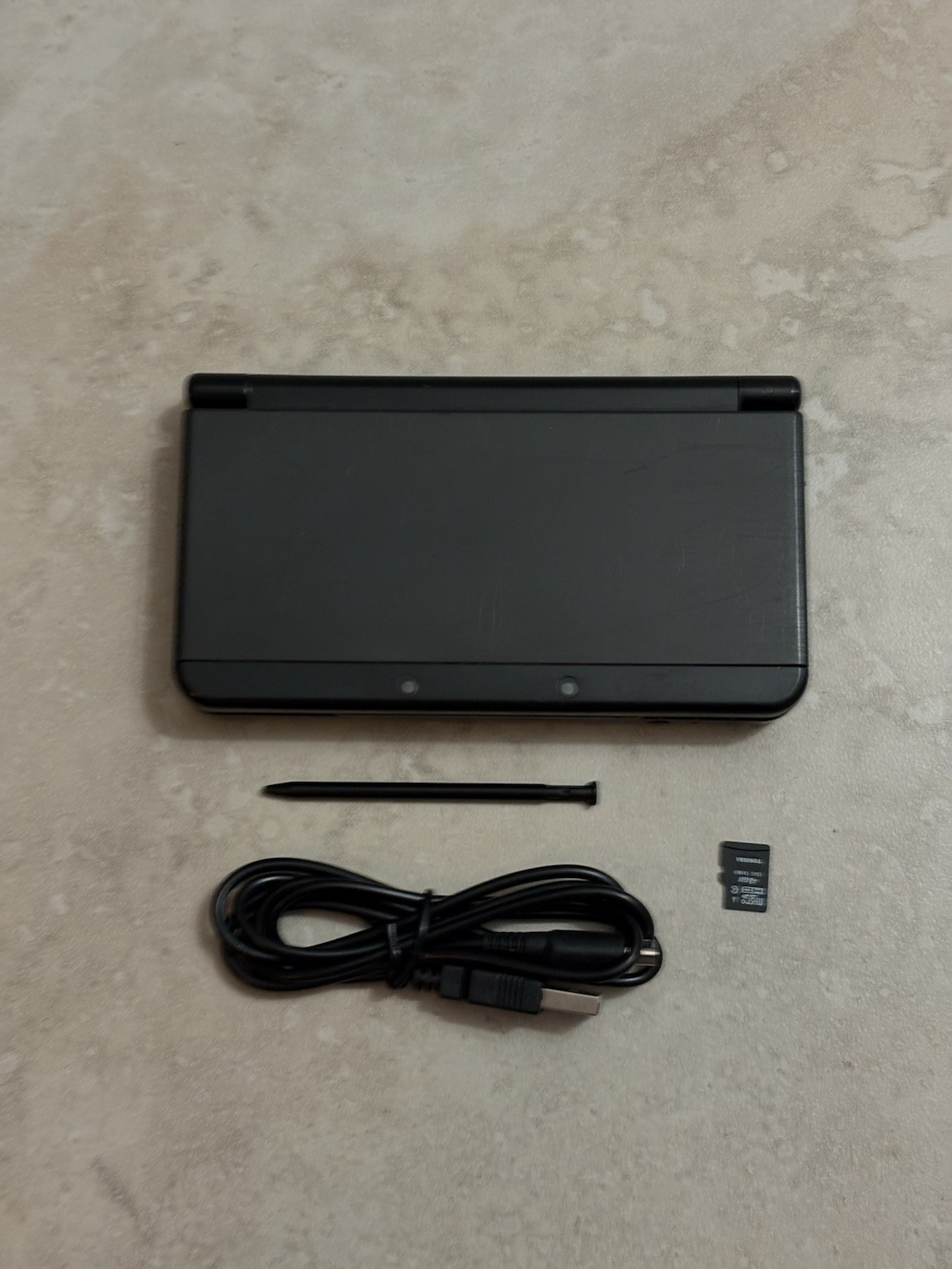 Nintendo New 3DS Black Edition Handheld System Console With Charger USA Seller