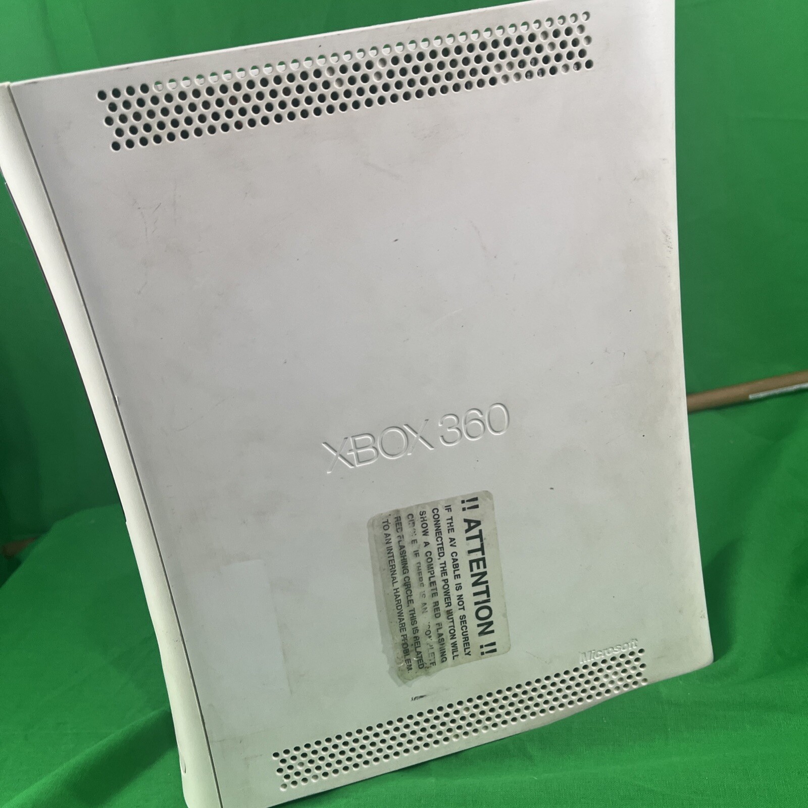 Microsoft Xbox 360 – Matte White – Untested- As Is Parts Only