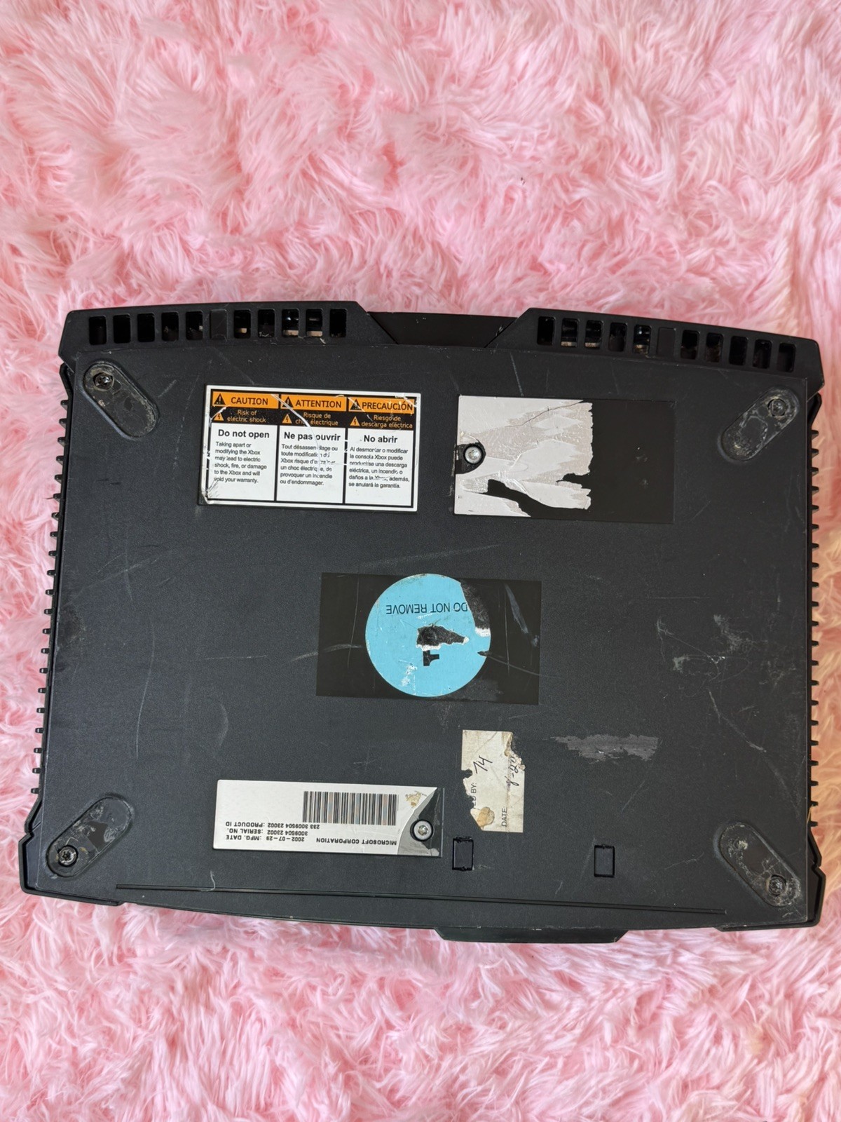 Microsoft Original Xbox Console For Parts Or Repair