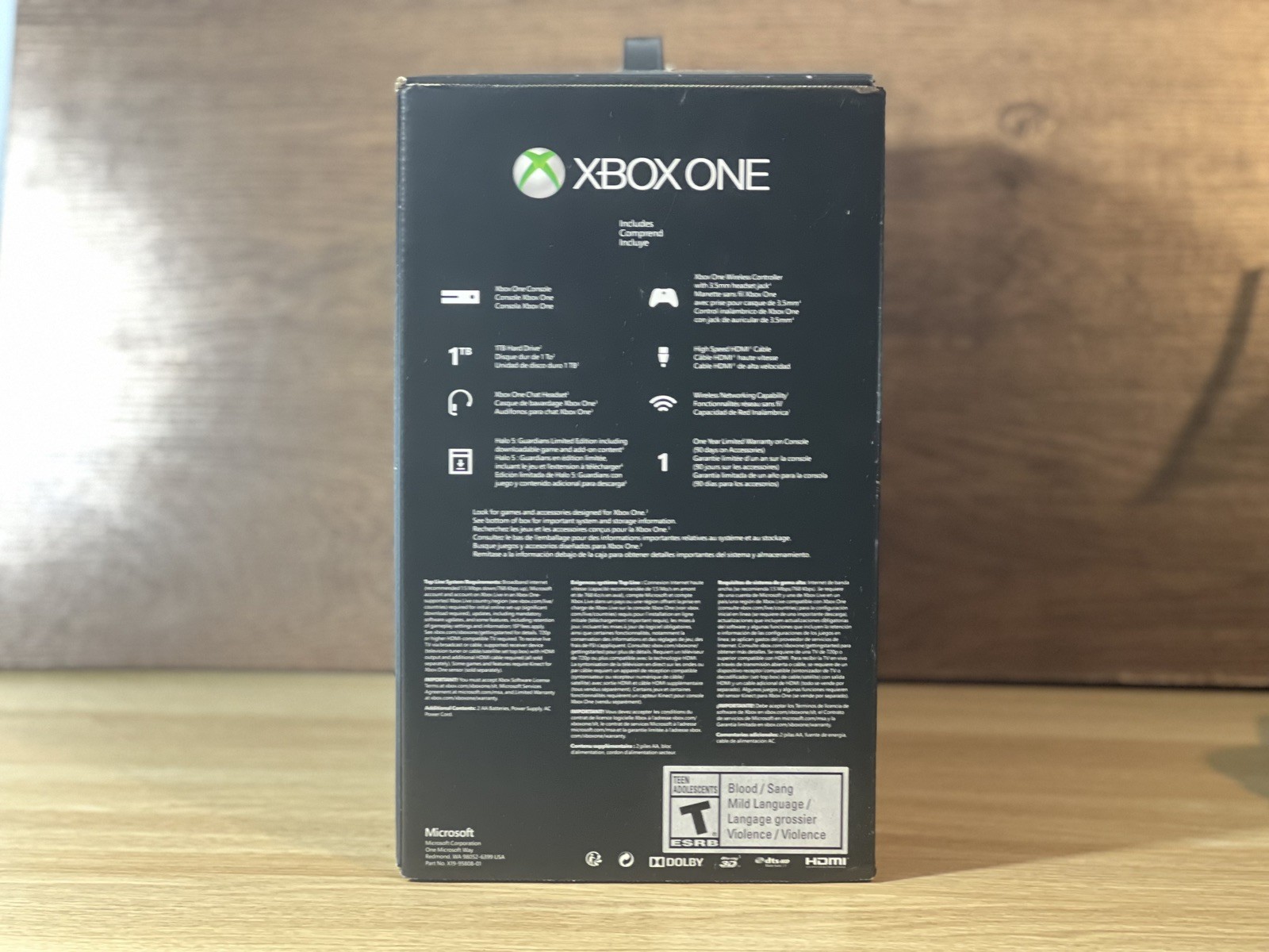 Microsoft Xbox One Halo 5: Guardians Limited Edition 1TB W/Games No CONTROLLER