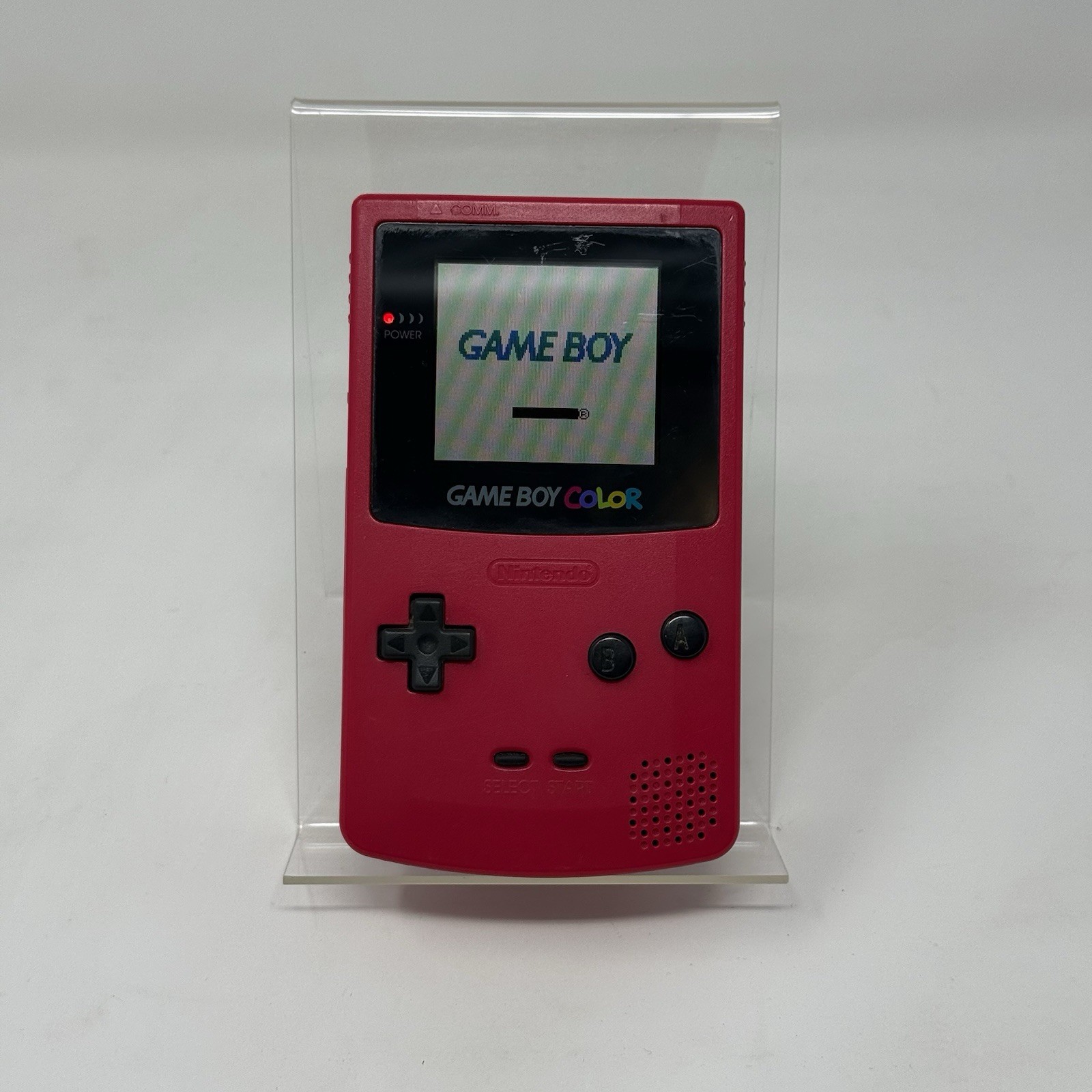 Nintendo Game Boy Color Console – Berry Pink (CGB-001) – Tested & Working Clean!