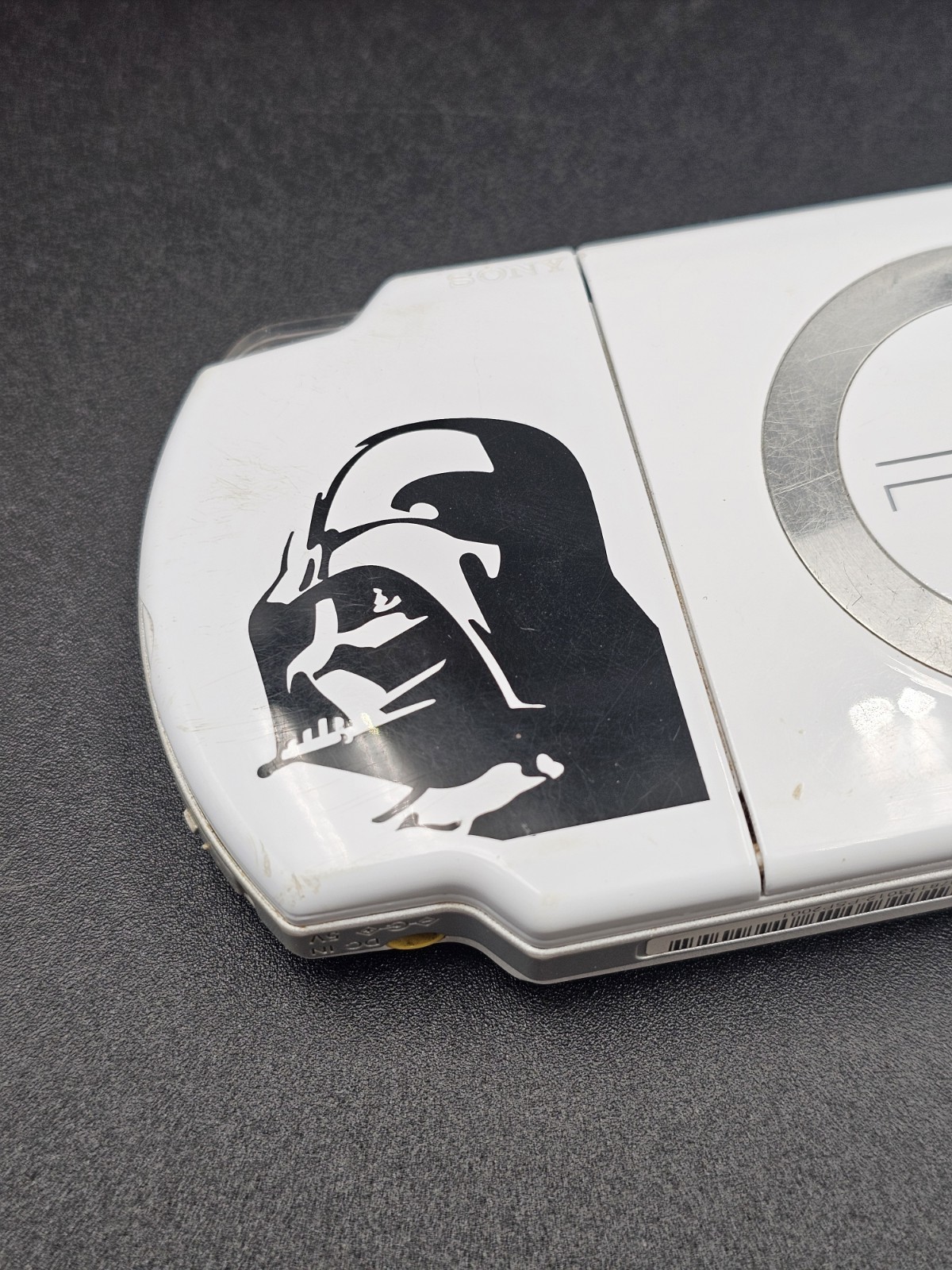Sony PSP 2001 Playstation Portable White Console Starwars Darth Vader Limited Ed