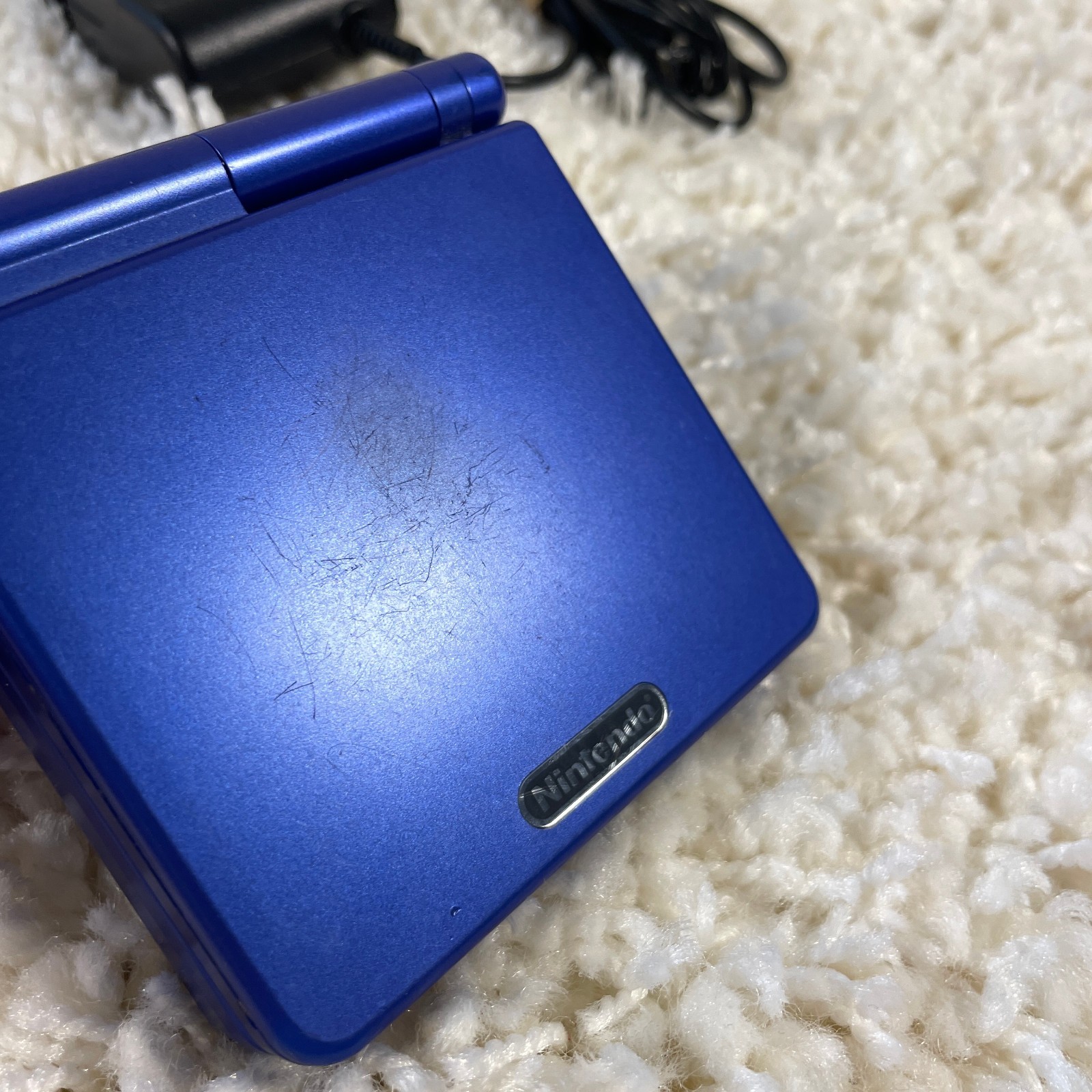 Nintendo Gameboy Advance GBA SP Cobalt Blue Handheld Console System AGS-001