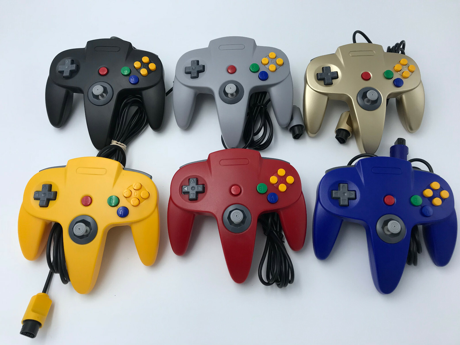 Choose Nintendo 64 Console Color + Up to 4 Controllers + Cords! CLEANED N64!