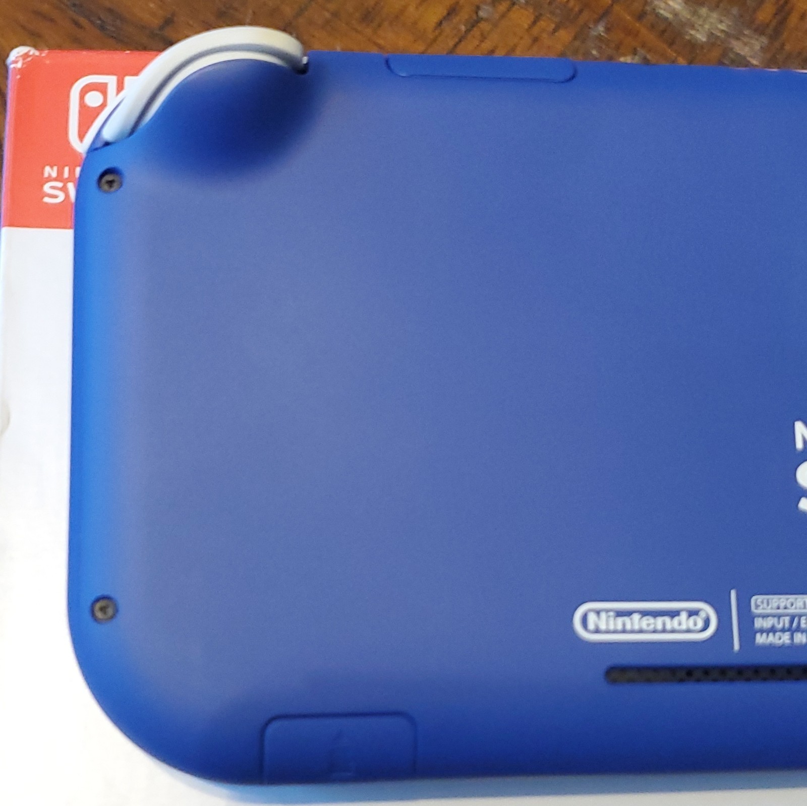 Nintendo Switch Lite Blue Handheld System 32GB HDH-001 w/ Box Charger Manuals