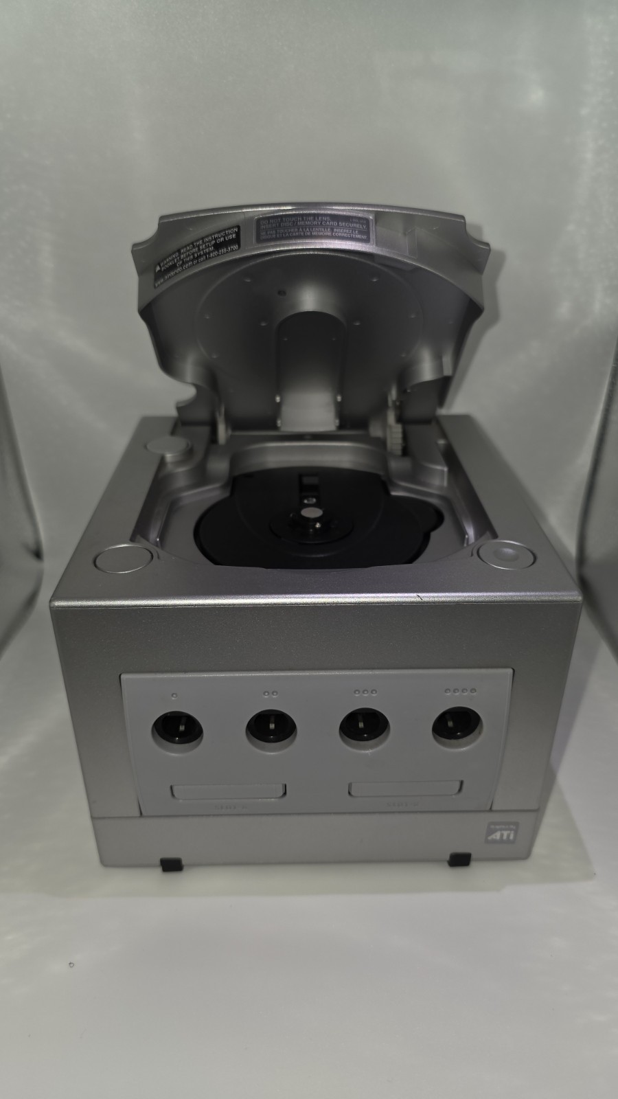 Nintendo GameCube Silver Console 4 Controller Ports Component Composite RCA