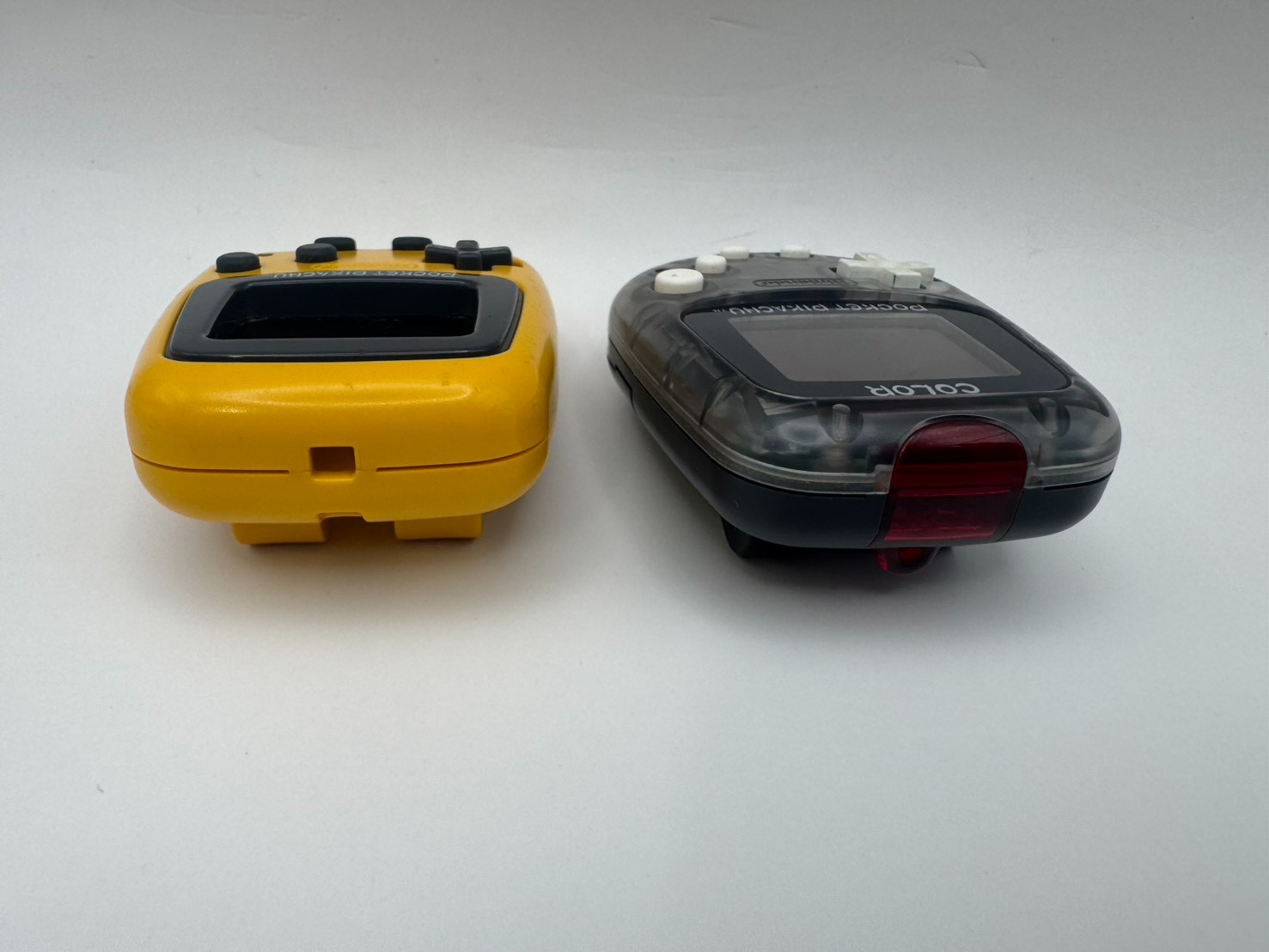 Pocket Pikachu Color Yellow &Clear 2 set Pedometer Pokemon Japan Tested