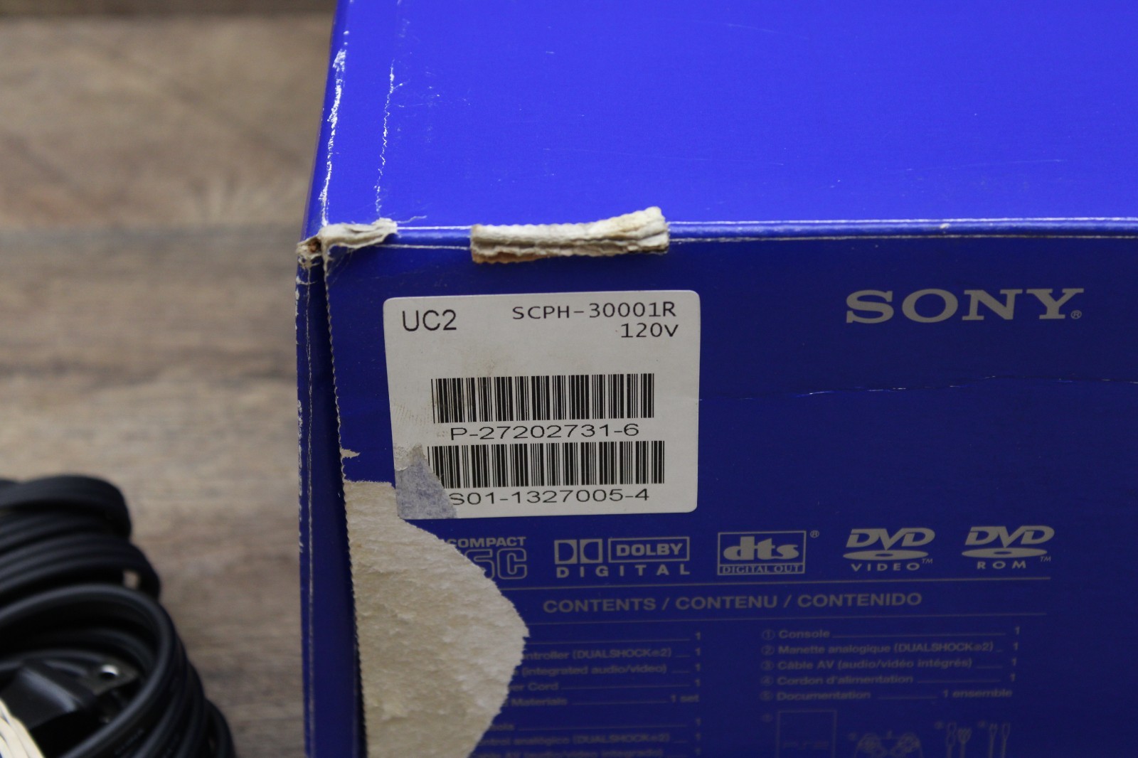 Sony PlayStation 2 PS2 SCPH-30001 R Video Game Console with Box – Tested CLEAN
