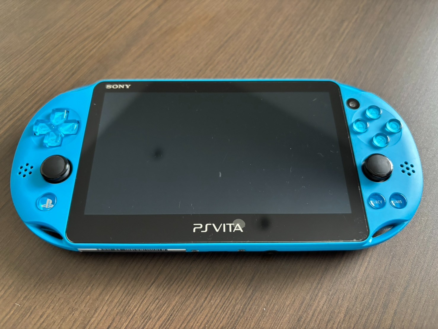 Sony PS Vita PCH-2000 Aqua Blue Console Only Tested Works [Very Good]