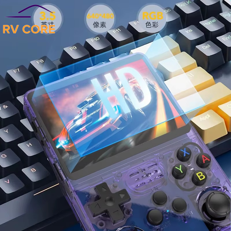ARKOS R36S Retro Handheld Game Console – Linux System, 3.5-Inch IPS Screen, 64GB