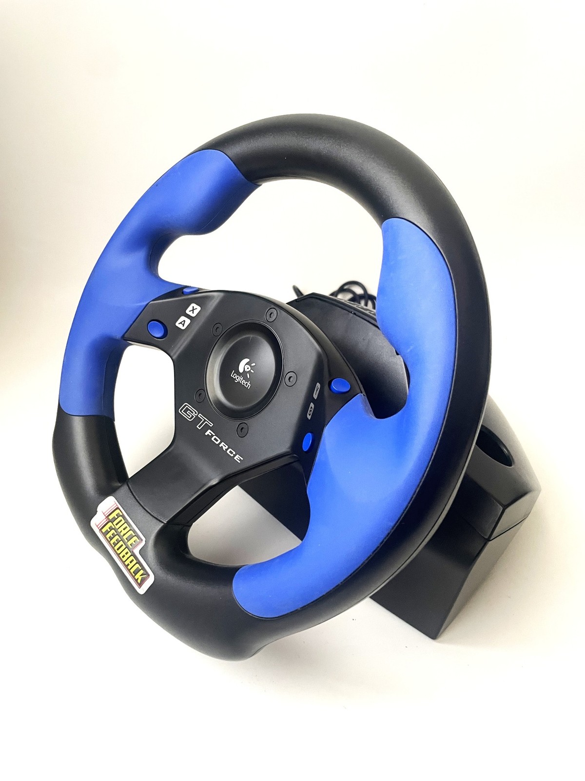 PS2 Logitech GT Force Steering Wheel Initial D Special Stage LPRC-10002 Japan