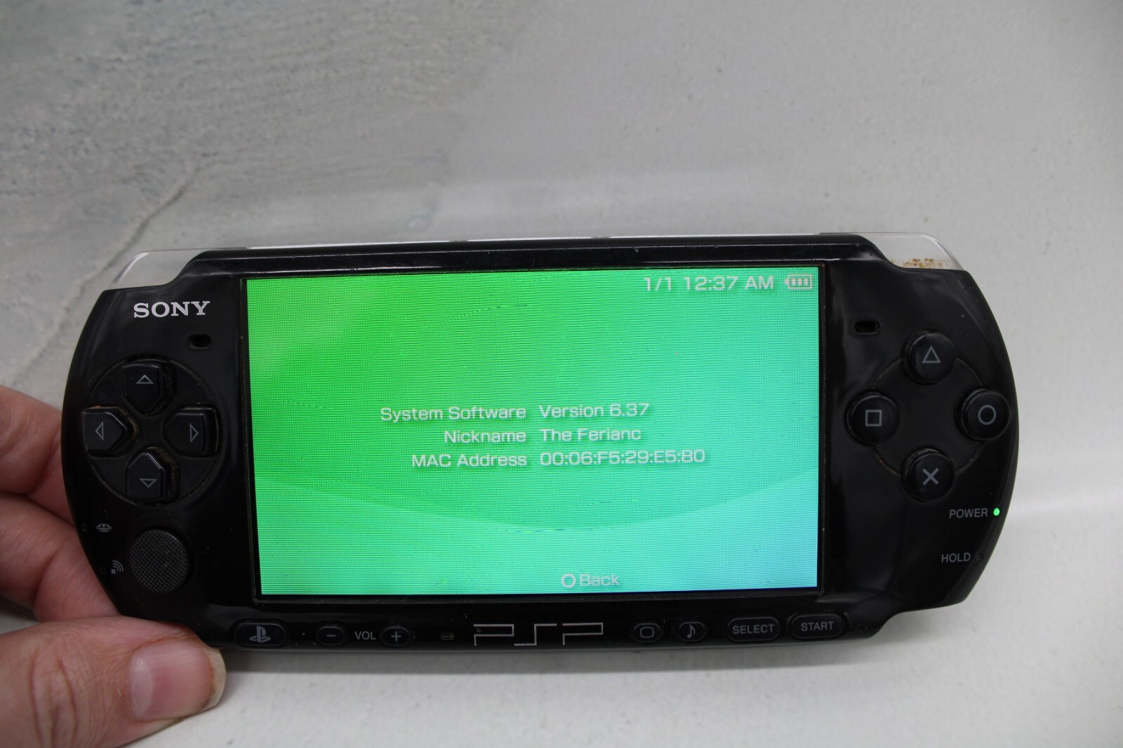 Sony PSP 3001 Piano Black With 3 games (Read Description for full details)