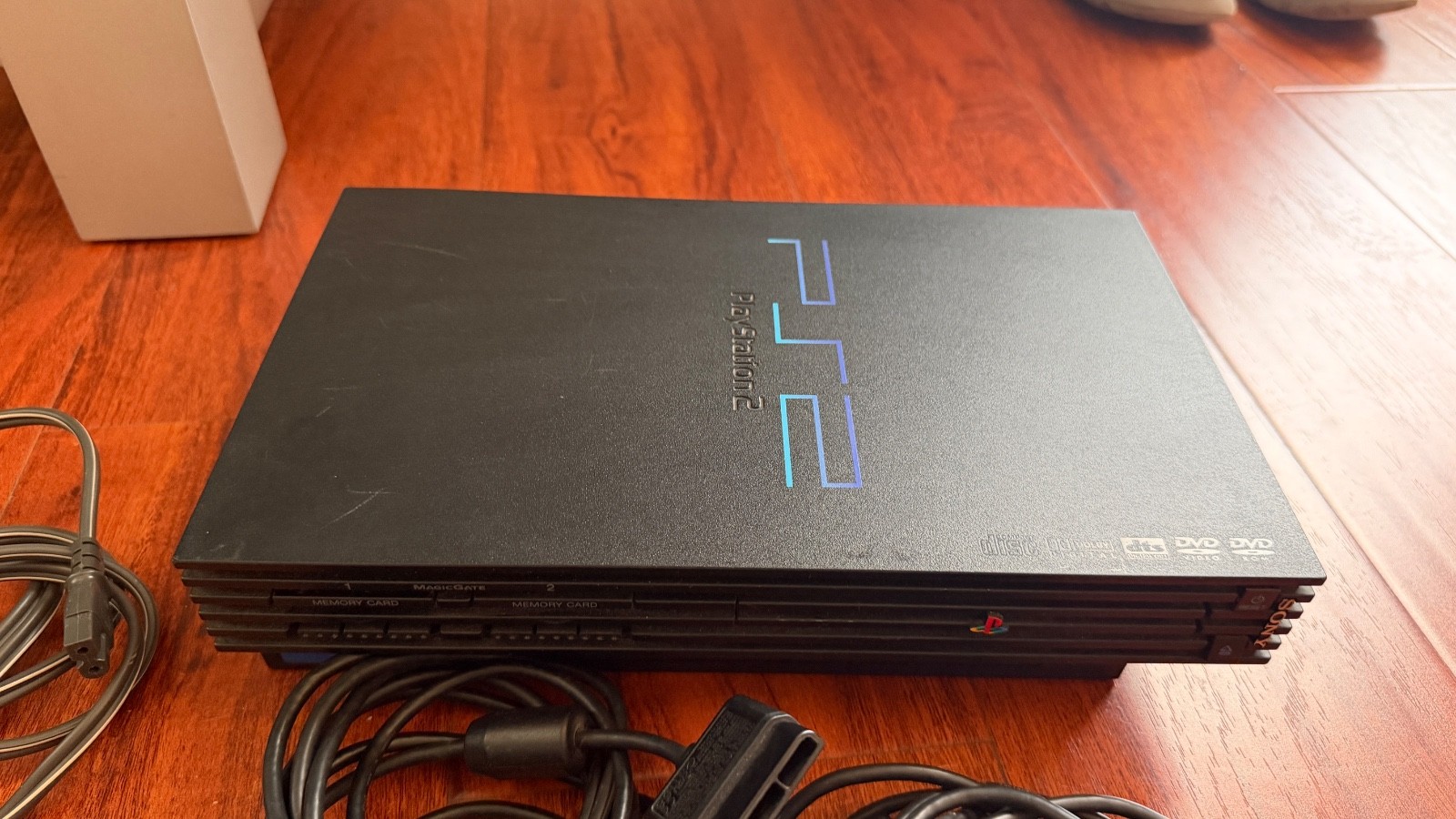 Sony PlayStation 2 Console OEM Controllers 8MB Memory Card Plays ALL