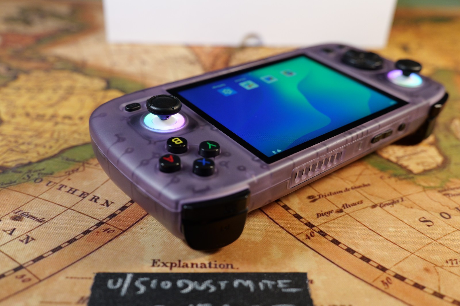 ANBERNIC RG406H (Transparent Purple) Android Retro Handheld Game Console