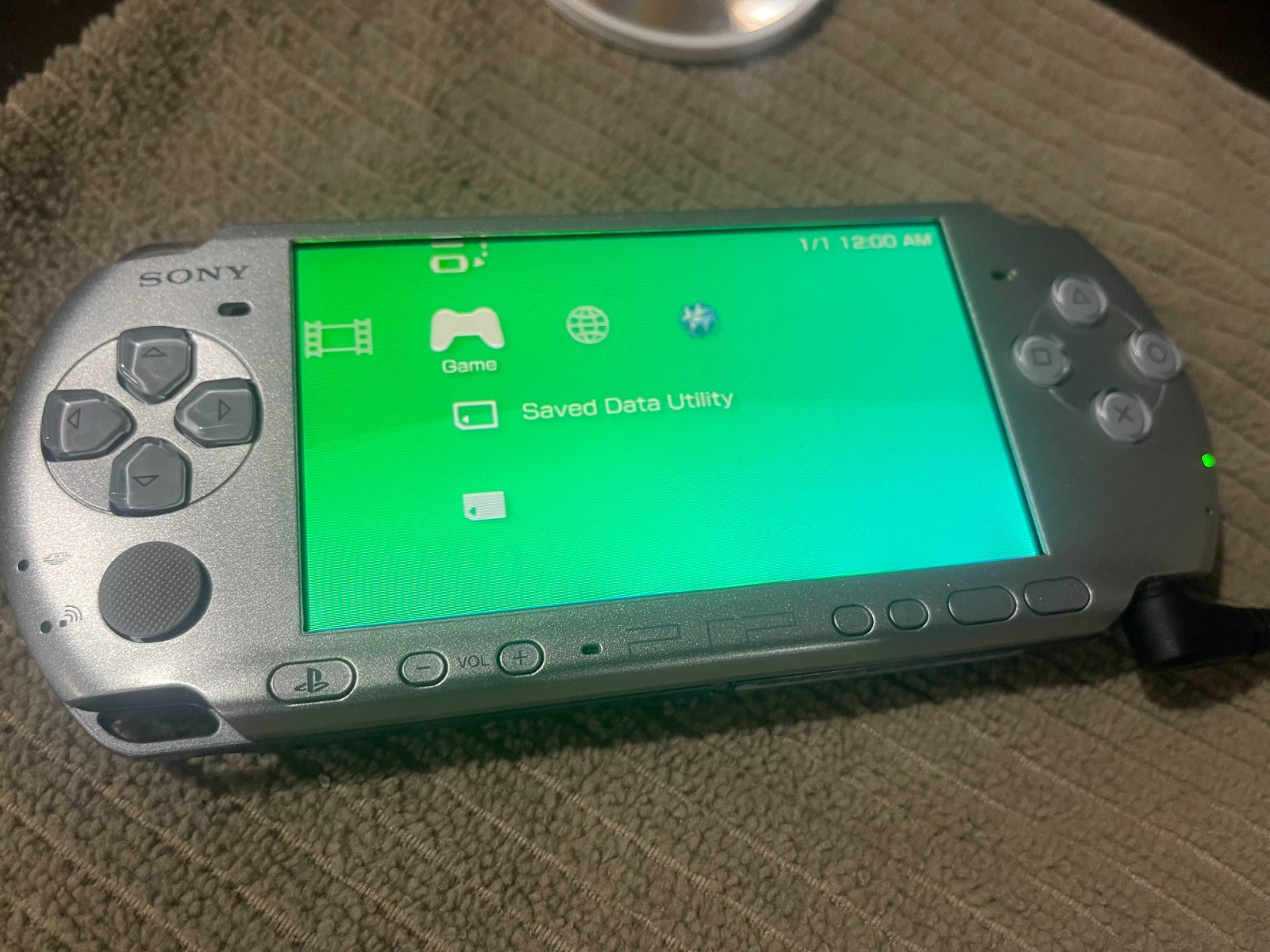 Sony PlayStation Silver PSP-3001 Handheld NTSC Console Only – Working