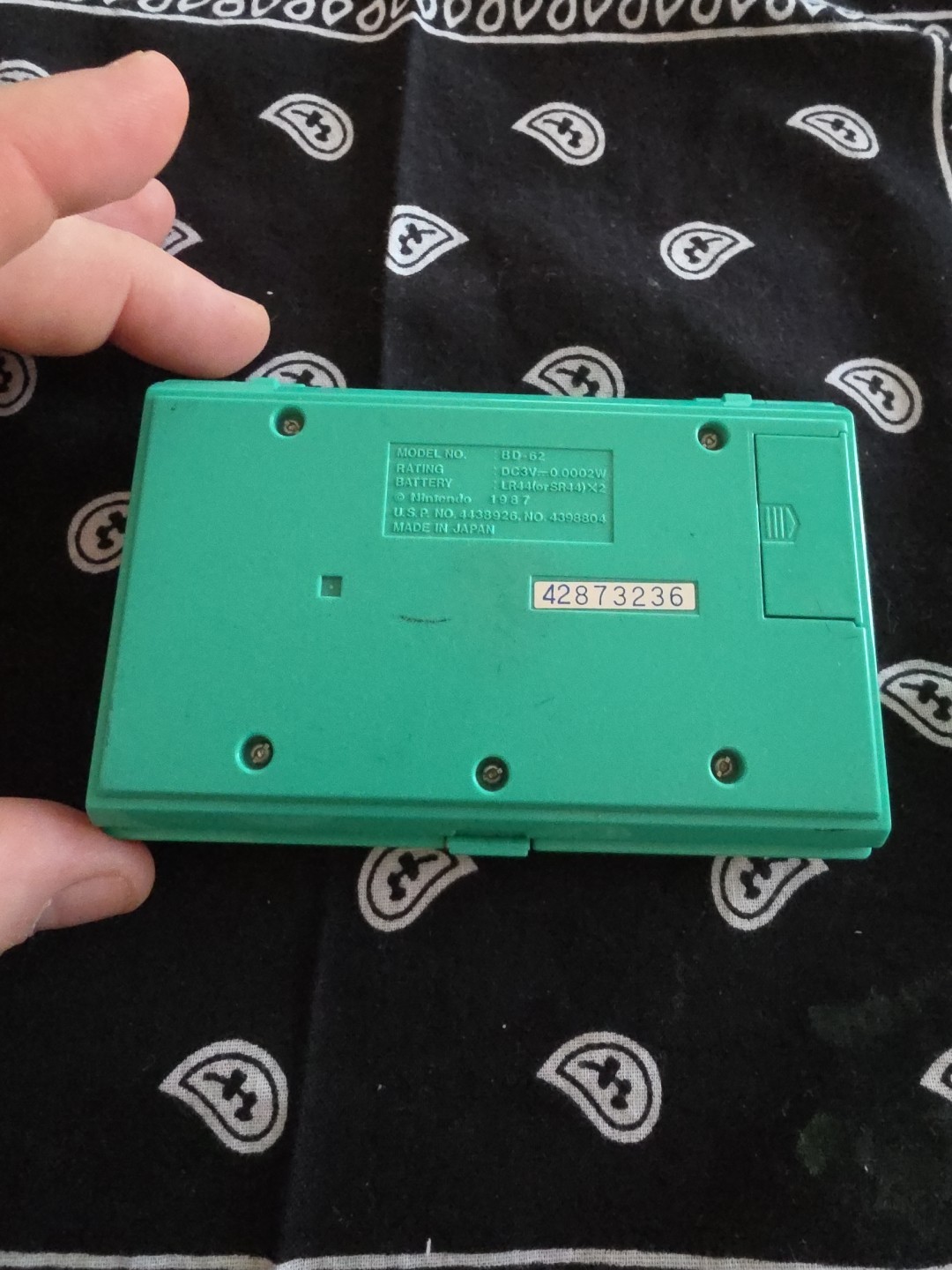 Nintendo Game & Watch Bomb Sweeper BD-62 1987 Multi Screen WORKING