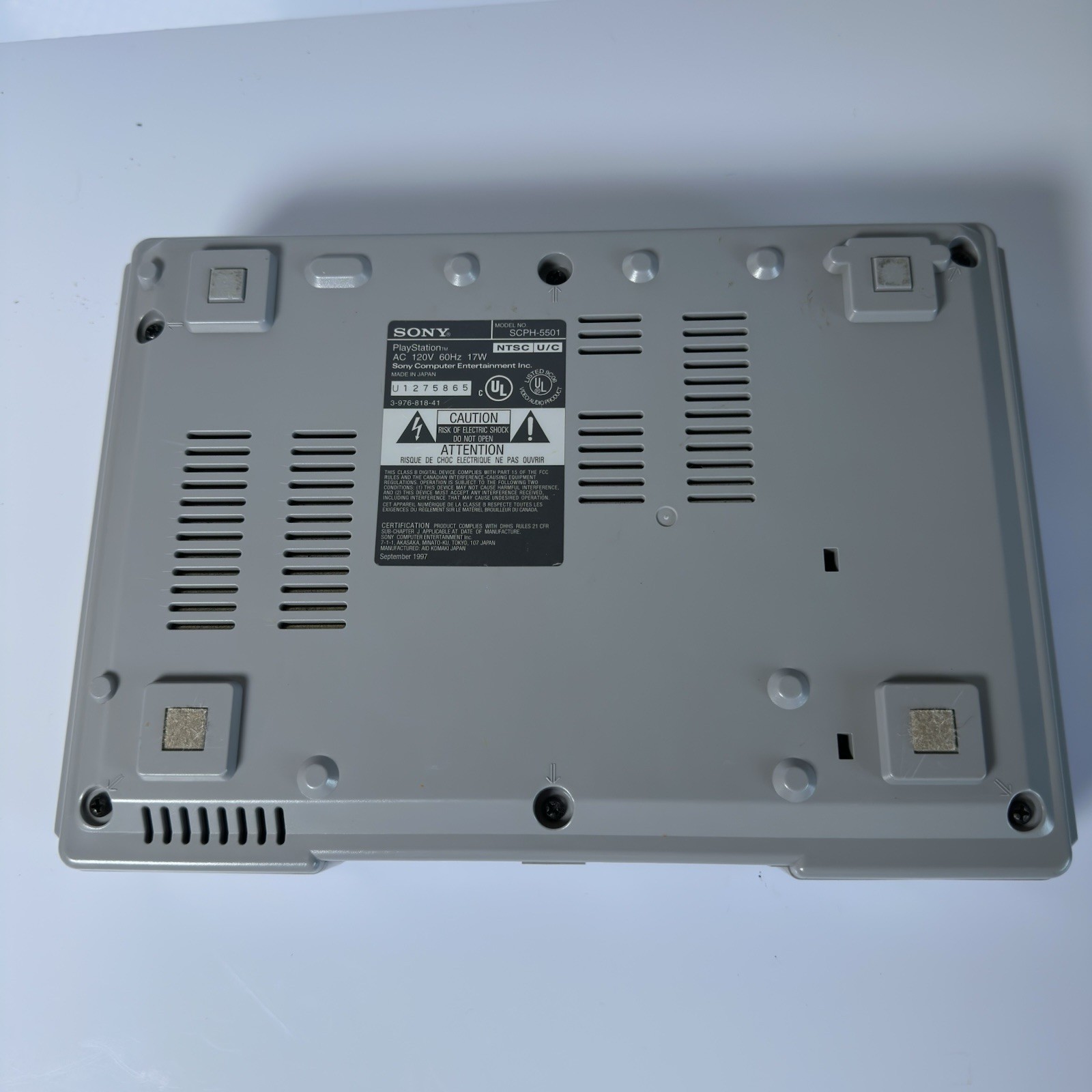 PS1 Console Bundle Sony PlayStation One SCPH-5501 Full Starter Set Game Memory