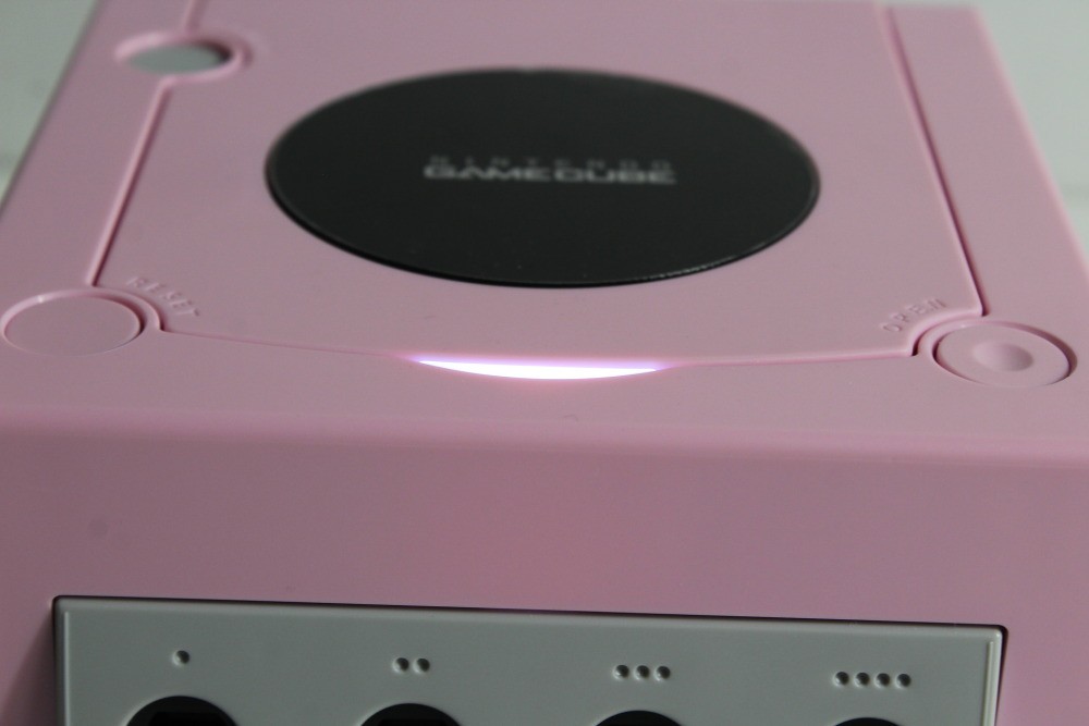 Nintendo Gamecube Console Pastel Pink NTSC-U/C DOL-001 GC White LED PLAY US GAME