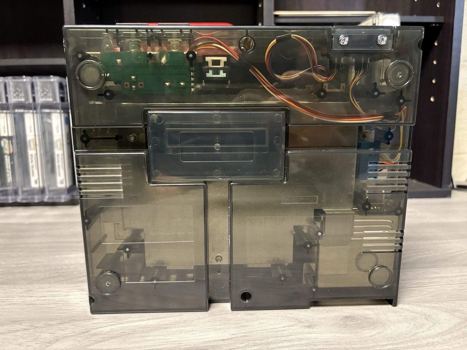 Custom Transparent Black Nintendo NES Console Very Nice!