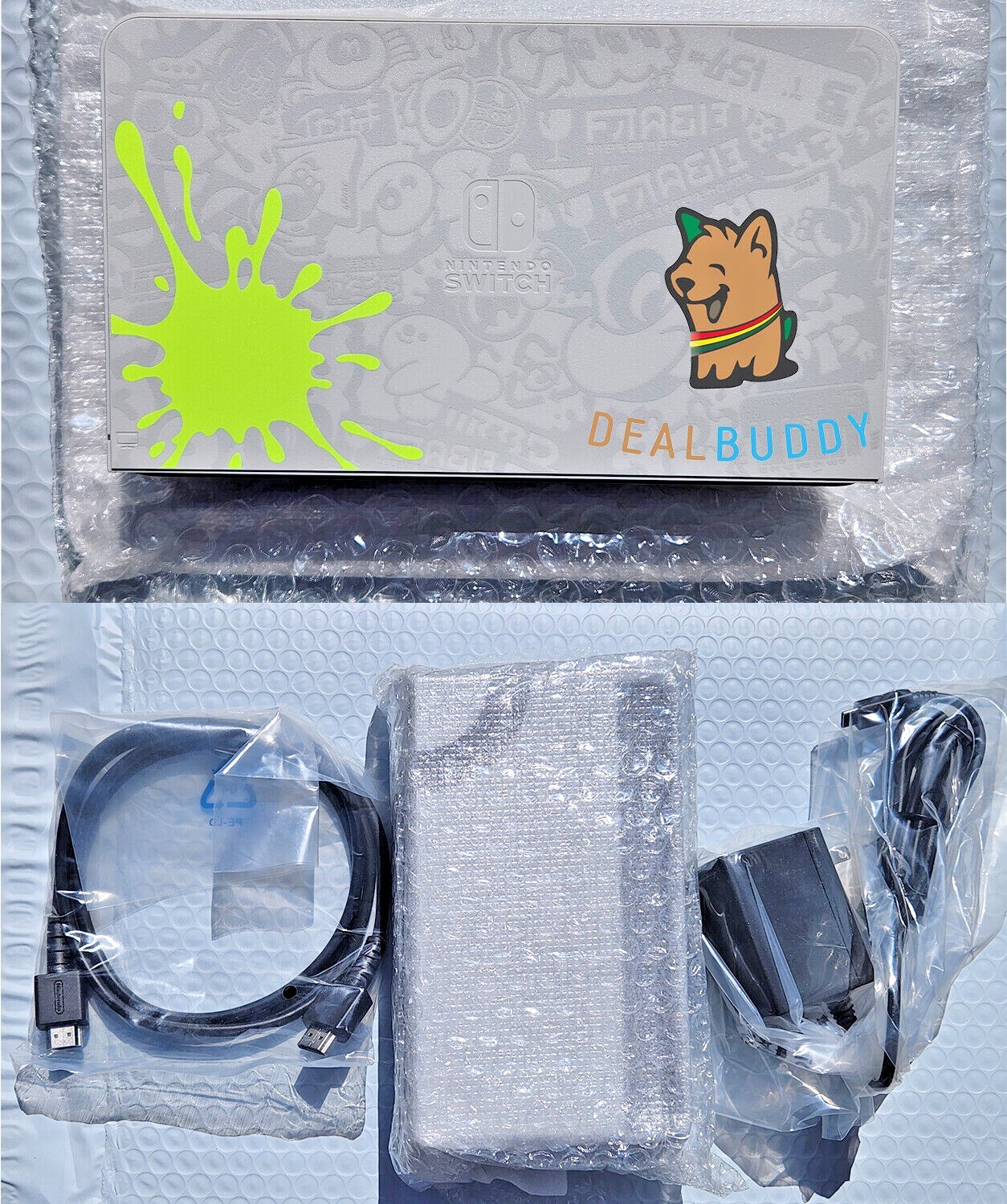 NEW SPLATOON 3 DOCK CABLE ONLY To Connect Another TV The Nintendo Switch Console