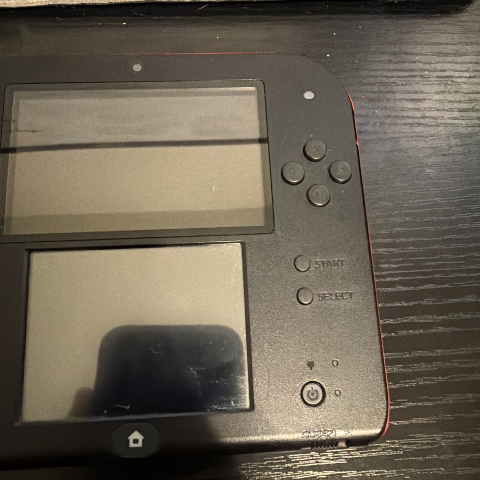 Nintendo 2DS Launch Edition Crimson Red Handheld System Works Great