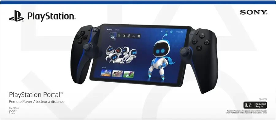 Sony 8″ PlayStation Portal Remote Player for PlayStation 5 (Midnight Black)