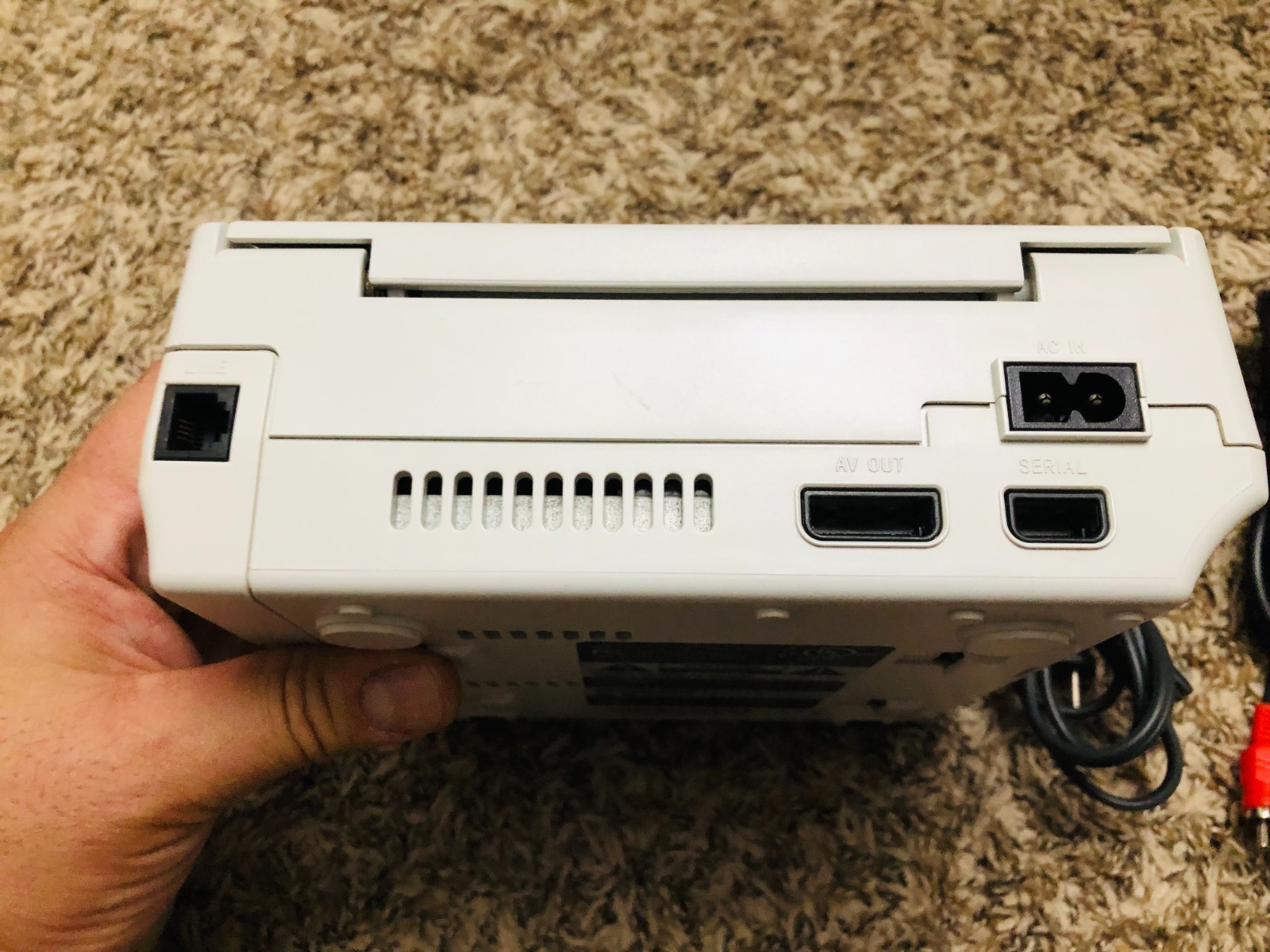 Sega Dreamcast Console System HKT-3020 With 2 Controllers & Memory Card TESTED3!