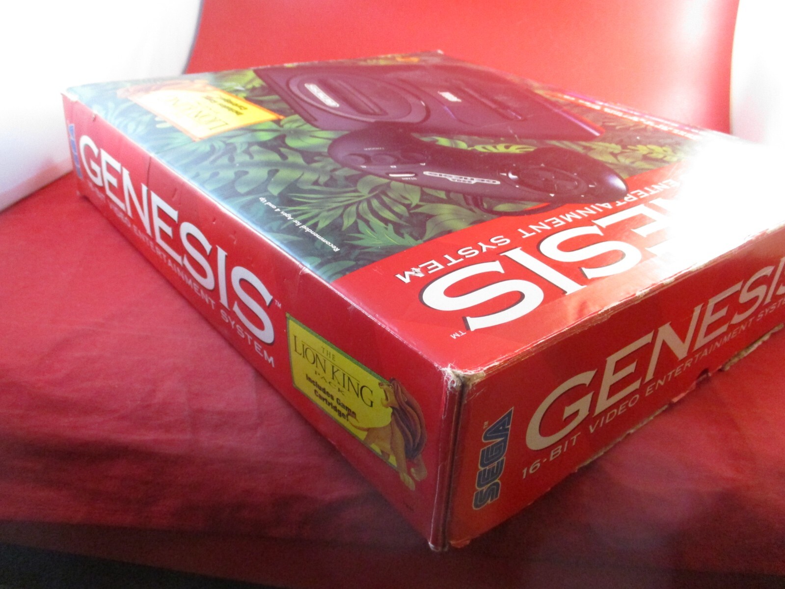 Sega Genesis Model 2 Console w/ Lion King Box, Controller, Cords, System Manual